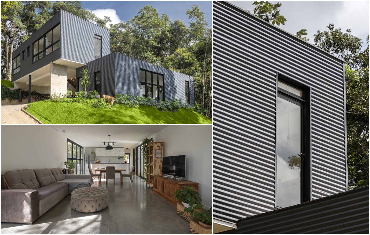 Дім з профнастилу: Pasargada House / Bernardo Horta Arquiteto + Meius Arquitetura