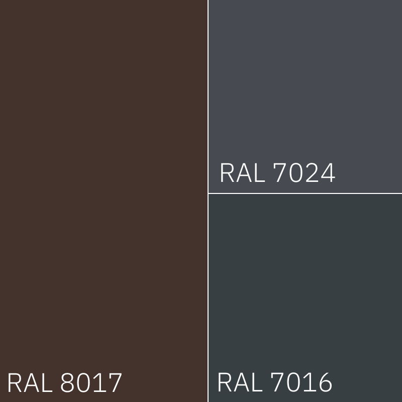 RAL 8017, 7024 та 7016 - Найпопулярніші кольори 2021 року